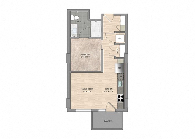 Floor plan layout diagram for S1
